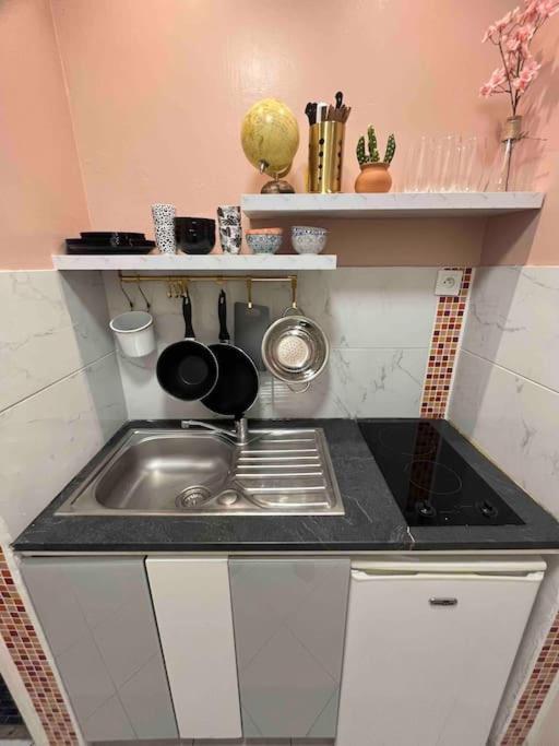 Studio Situe A 5 Min Du Chateau De Versailles Et Stationnement Gratuit Versalhes Exterior foto